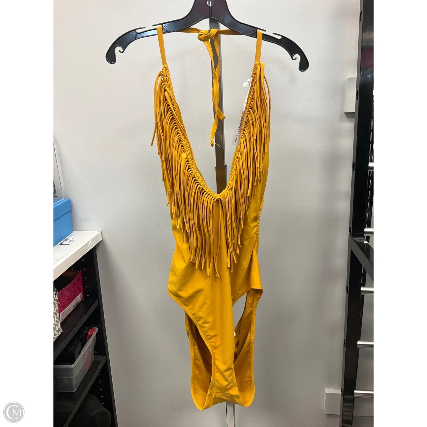 Swimsuit By Forever 21 In Yellow, Size: L