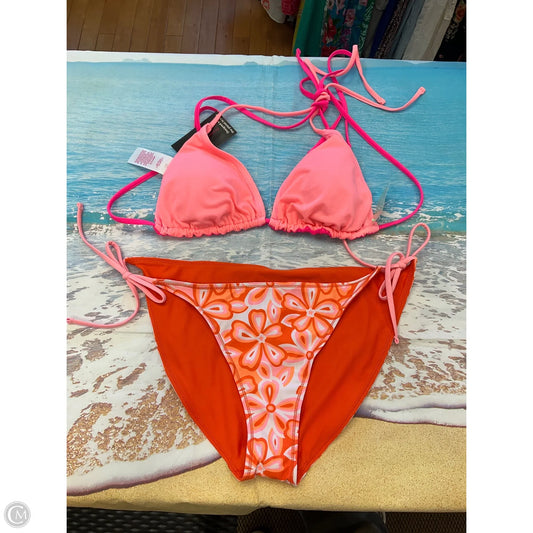 Swimsuit By No Boundaries In Orange & Pink, Size: L