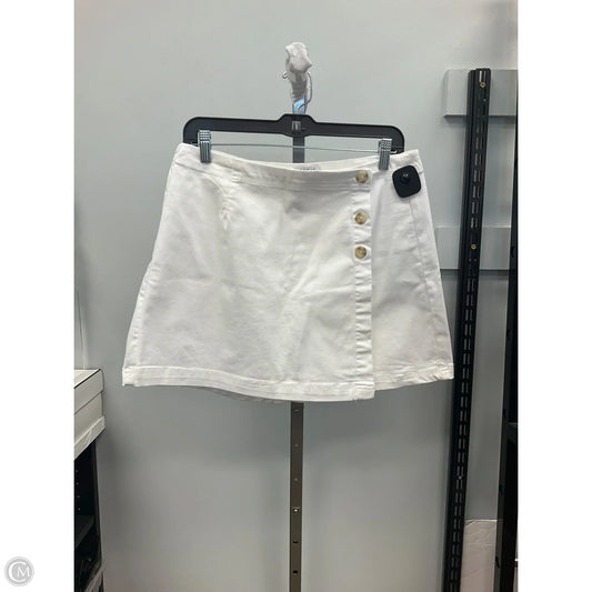 Skirt Mini & Short By Curve Appeal In White, Size: M