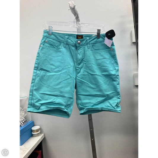Shorts By Lee In Blue Denim, Size: 8