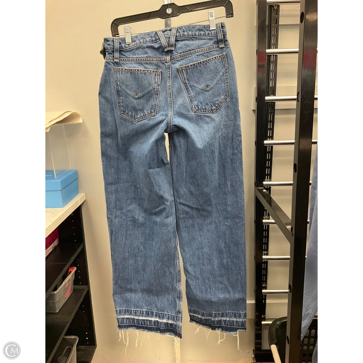 Jeans Wide Leg By Hudson In Blue, Size: 0