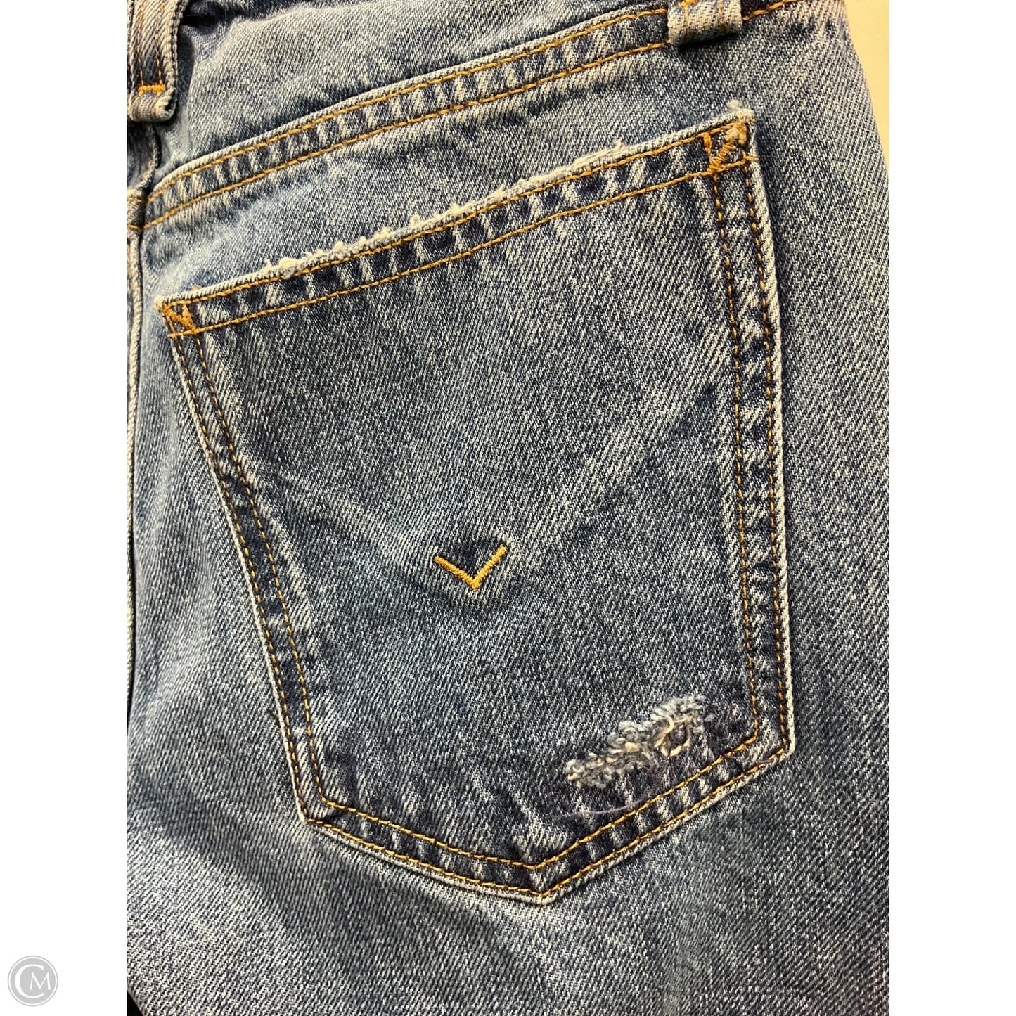 Jeans Wide Leg By Hudson In Blue, Size: 0