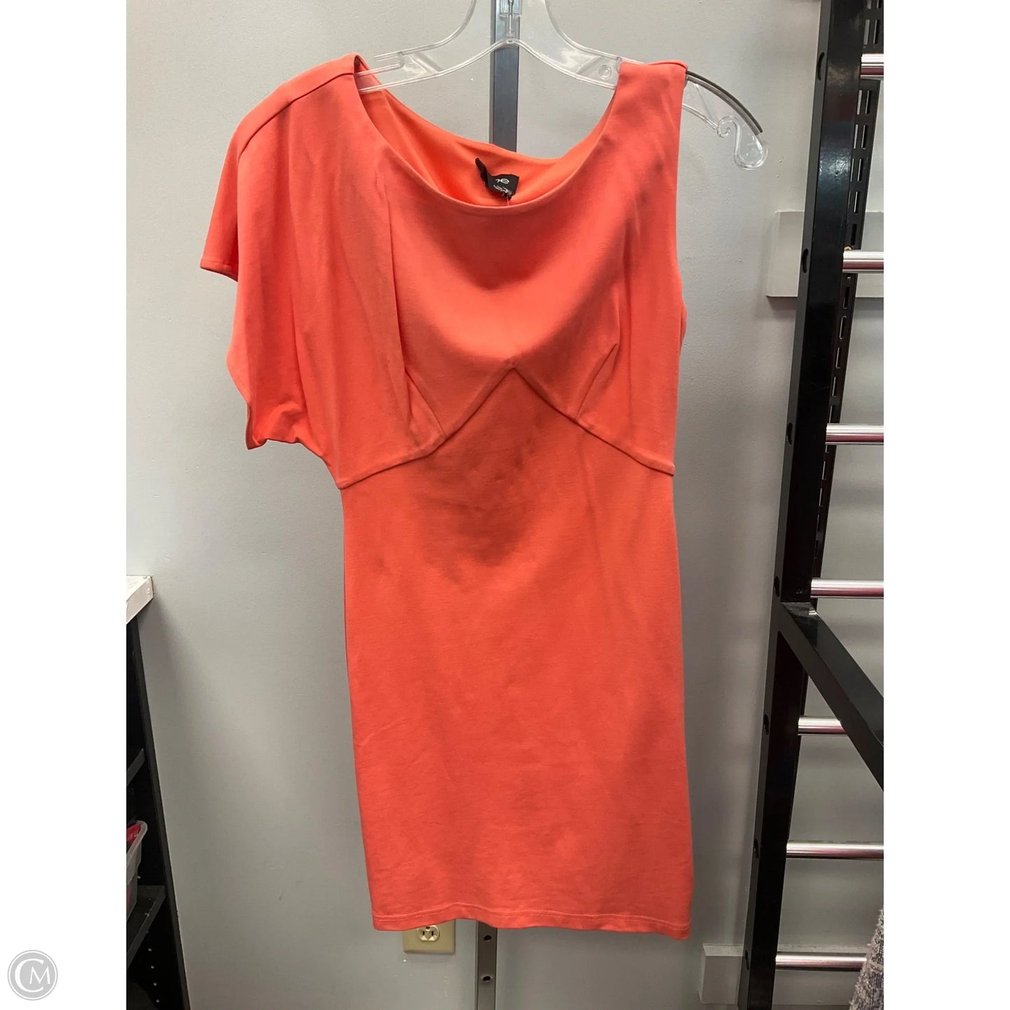 Dress Casual Short By Bebe In Orange, Size: M