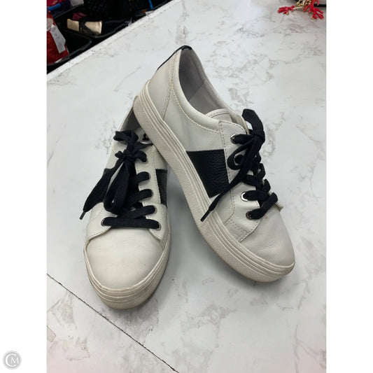 Shoes Sneakers By Dolce Vita In Black & Cream, Size: 8.5