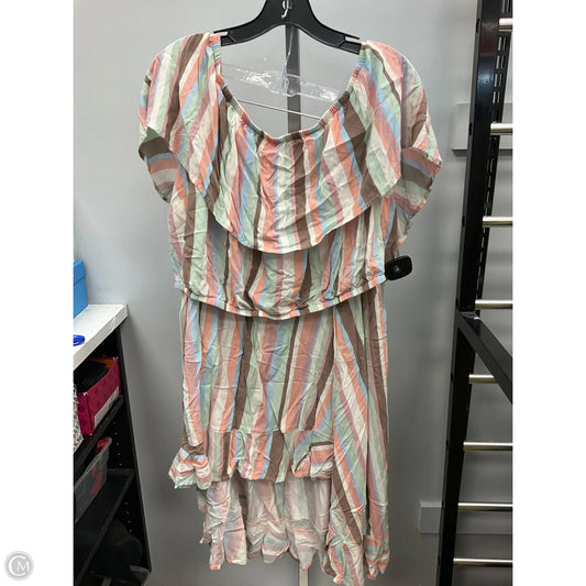 Skirt Set 2pc By Torrid In Striped Pattern, Size: 4x