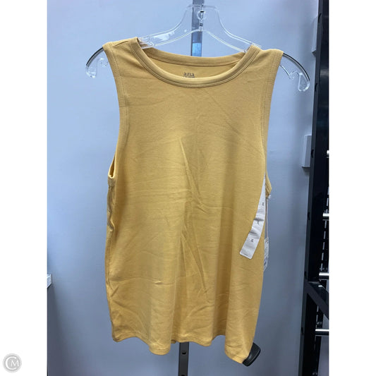 Tank Top By Ana In Yellow, Size: Xl