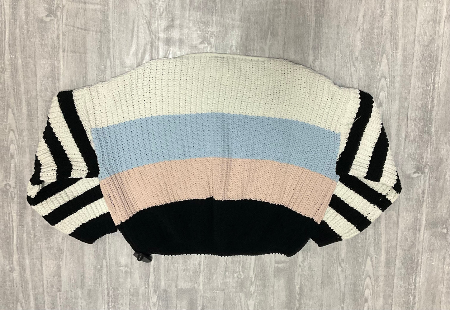 Sweater By Forever 21 In Striped Pattern, Size: L