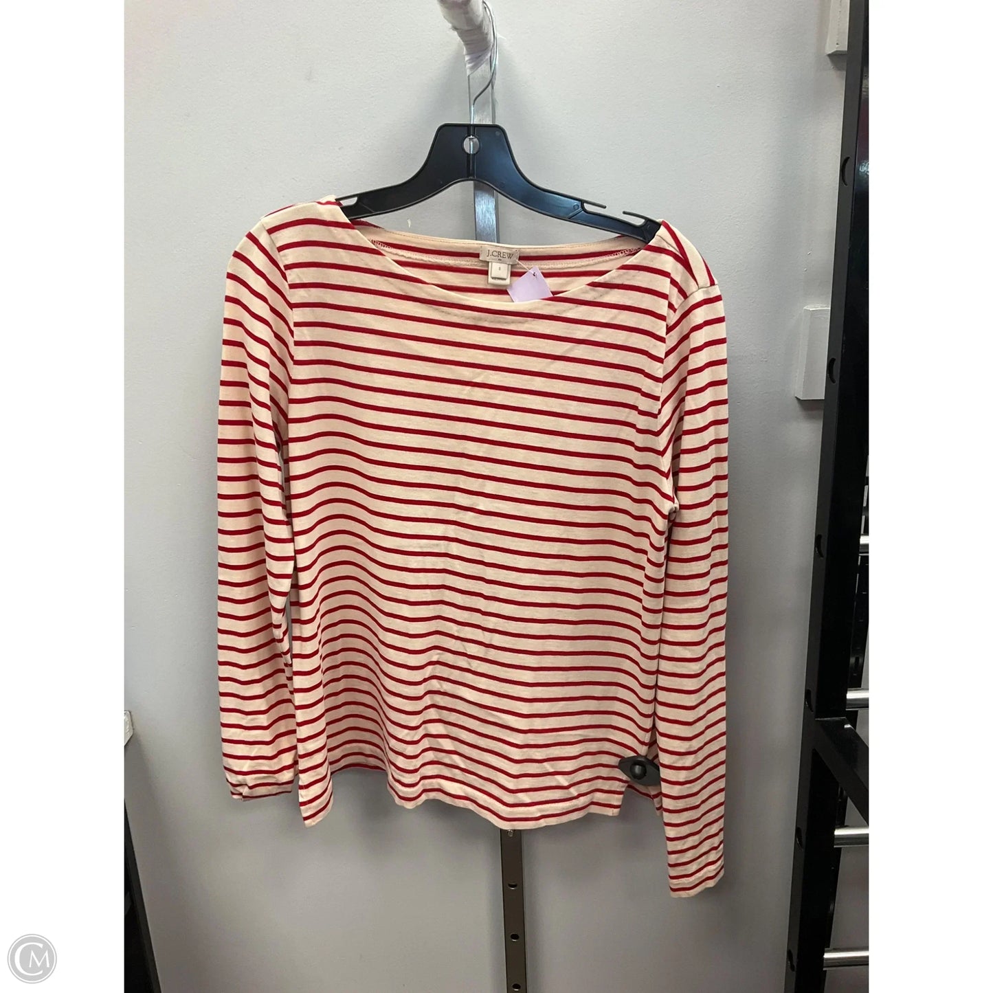 Top Long Sleeve By J. Crew In Striped Pattern, Size: S