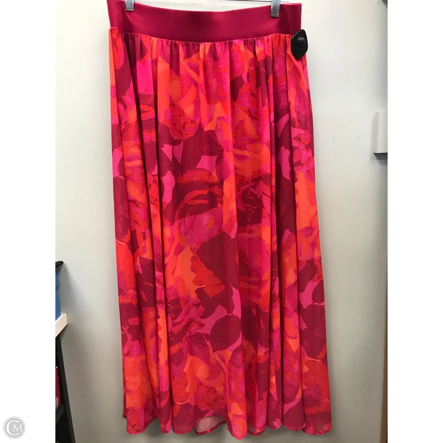 Skirt Midi By Torrid In Red, Size: L