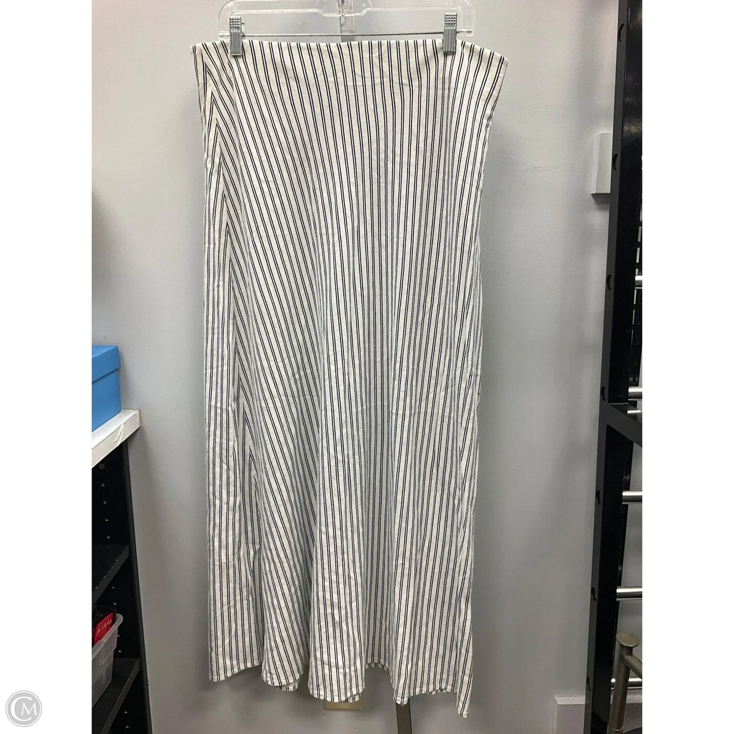 Skirt Maxi By A New Day In Striped Pattern, Size: L