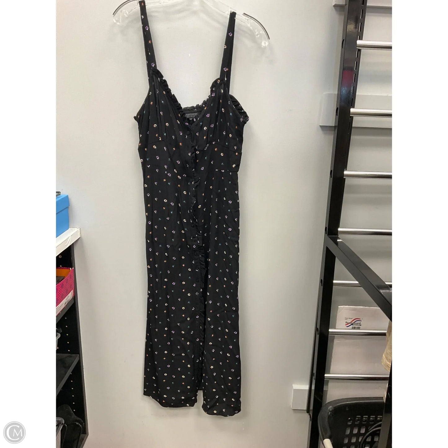 Dress Casual Midi By Top Shop In Floral Print, Size: 8