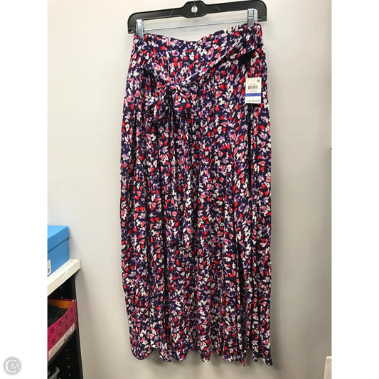 Skirt Midi By Maison Jules In Floral Print, Size: Xl