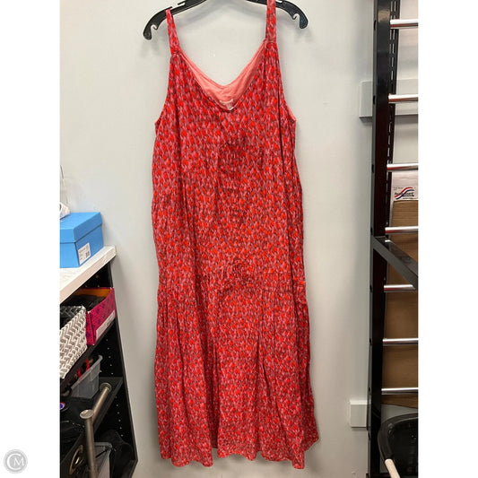 Dress Casual Midi By Joie In Red, Size: Xxl
