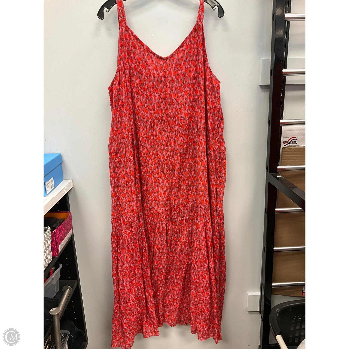 Dress Casual Midi By Joie In Red, Size: Xxl