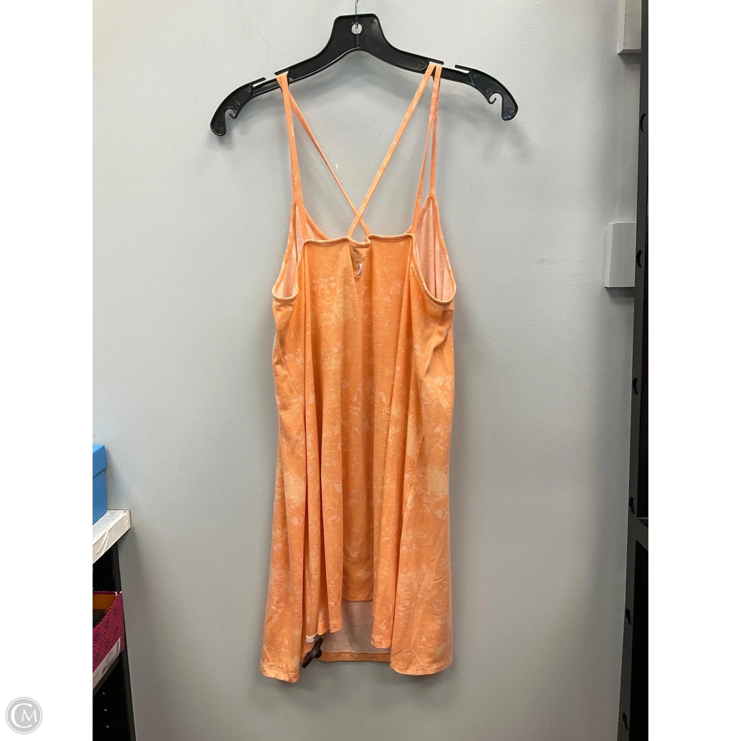 Top Sleeveless By Hurley In Orange, Size: Xl