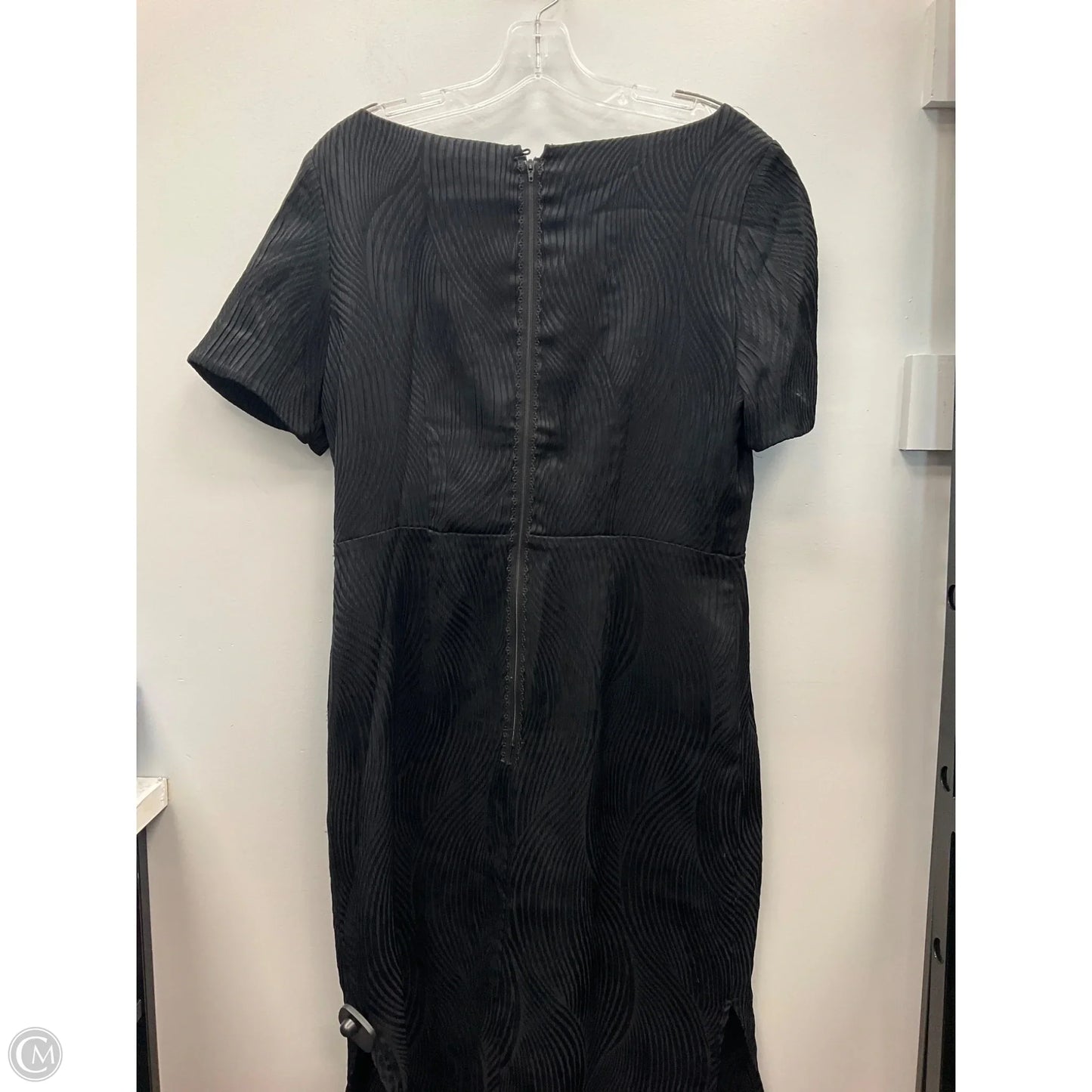 Dress Casual Midi By H&m In Black, Size: 12