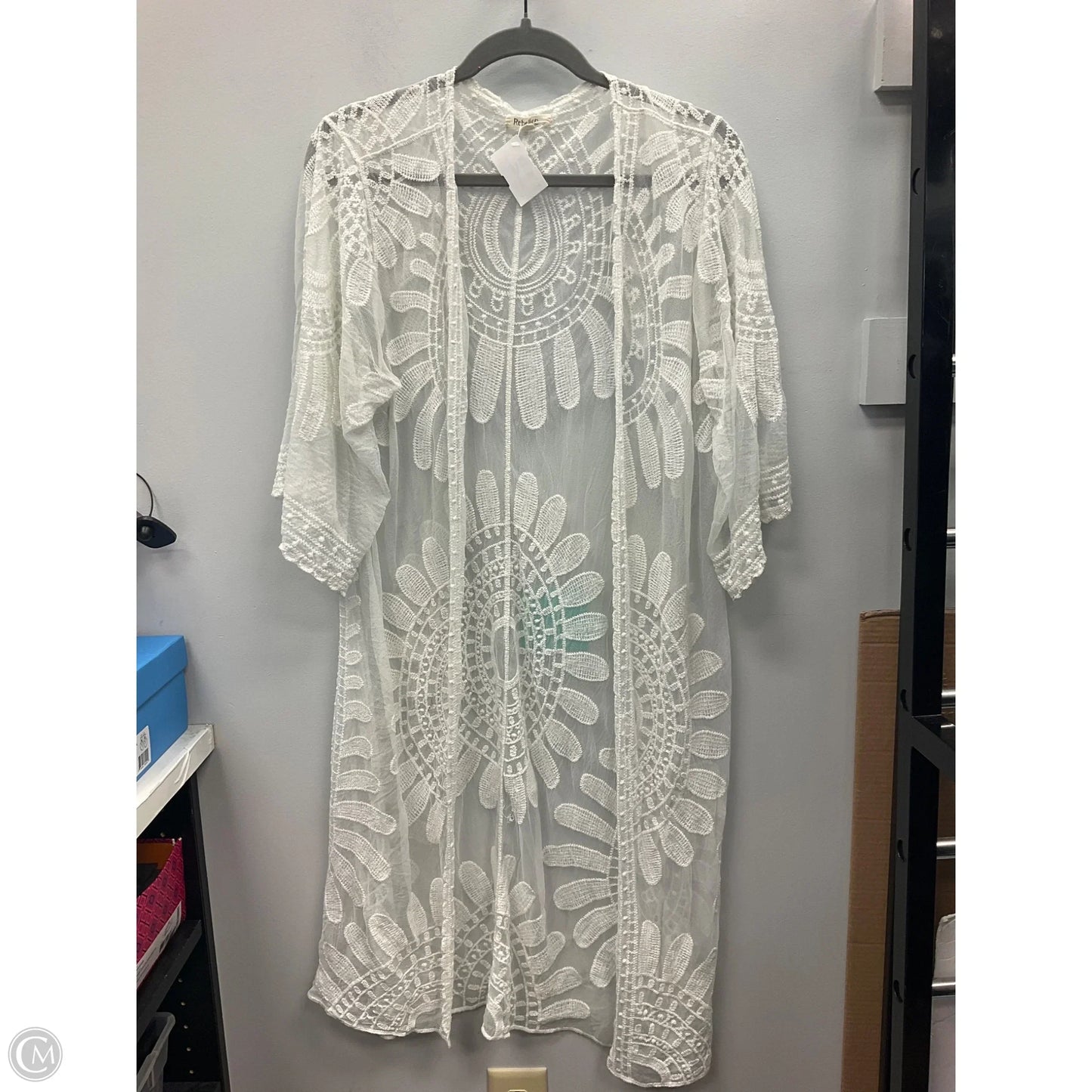 Kimono By Rebellion In White, Size: L