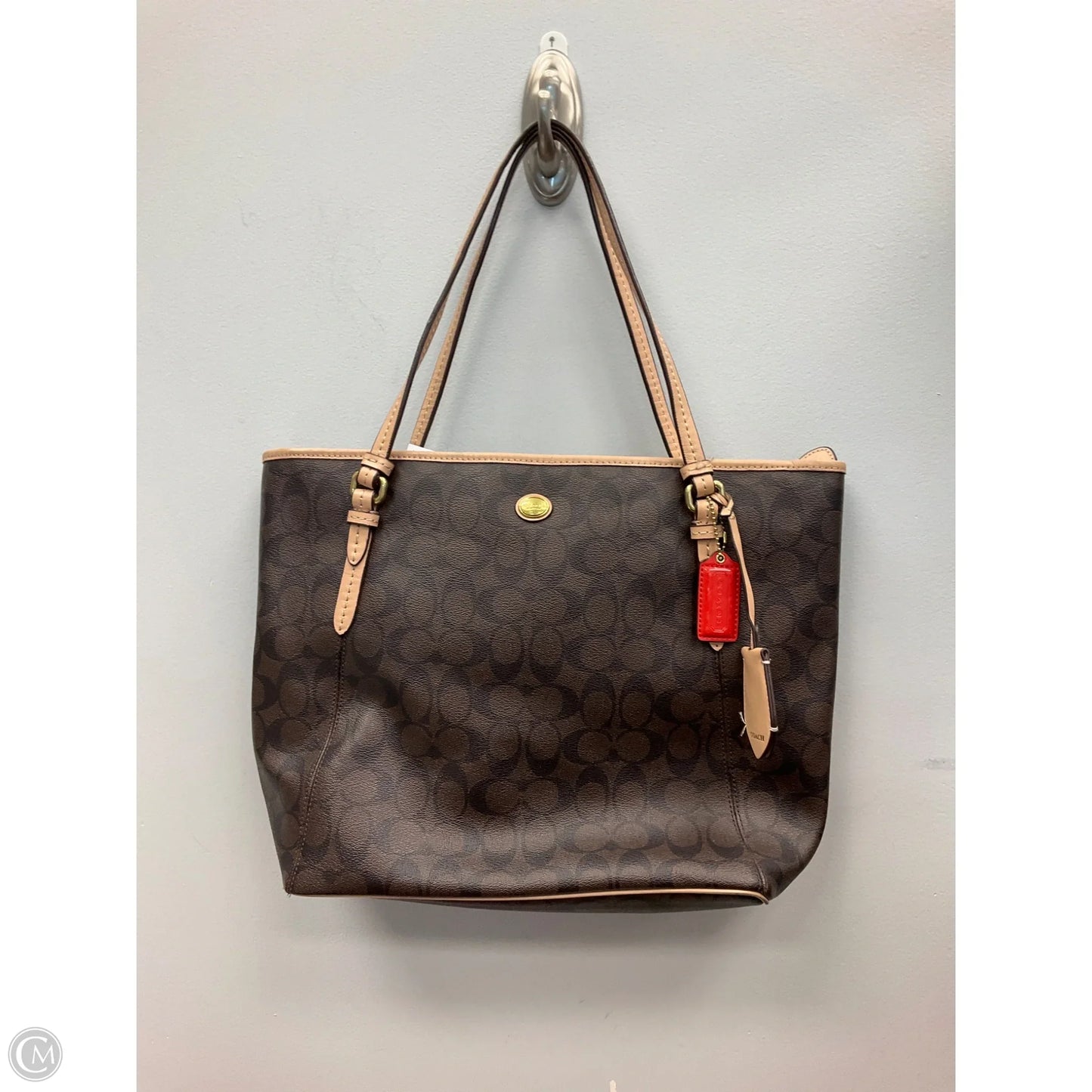 Handbag Designer By Coach, Size: Medium