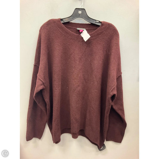 Sweater By Vince Camuto In Maroon, Size: Xl