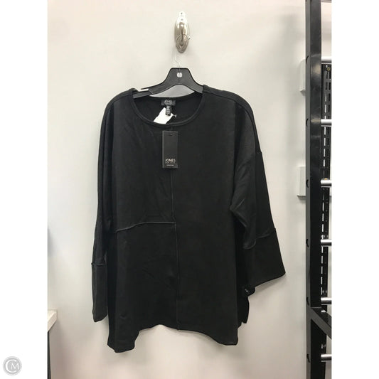 Top 3/4 Sleeve By Jones New York In Black, Size: Xl