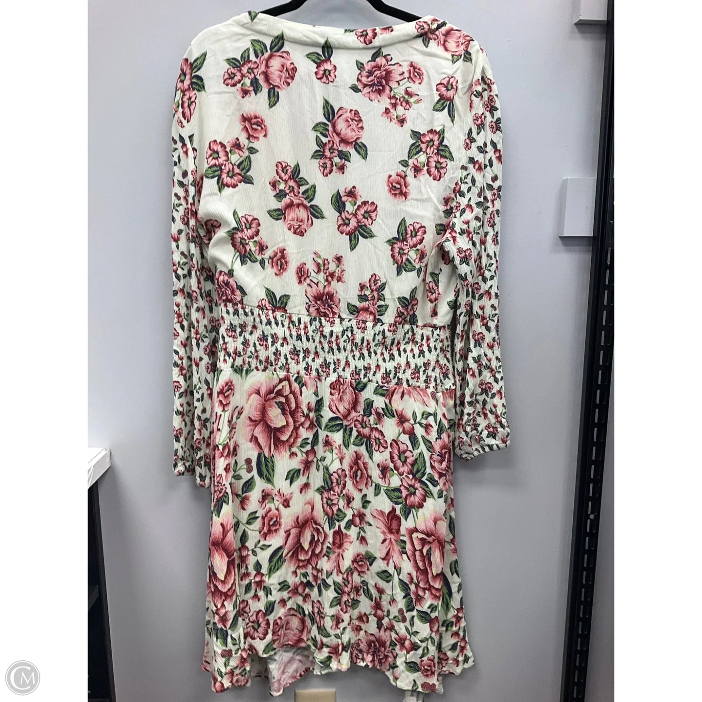 Dress Casual Midi By Farm Rio In Floral Print, Size: Xl