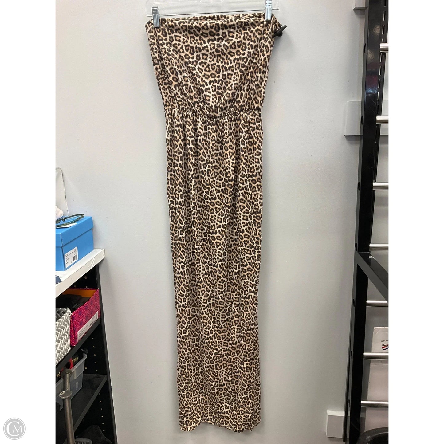 Dress Casual Midi By H&m In Animal Print, Size: M