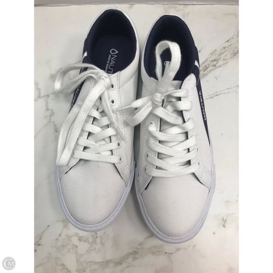 Shoes Sneakers By Nautica In Black & White, Size: 7.5