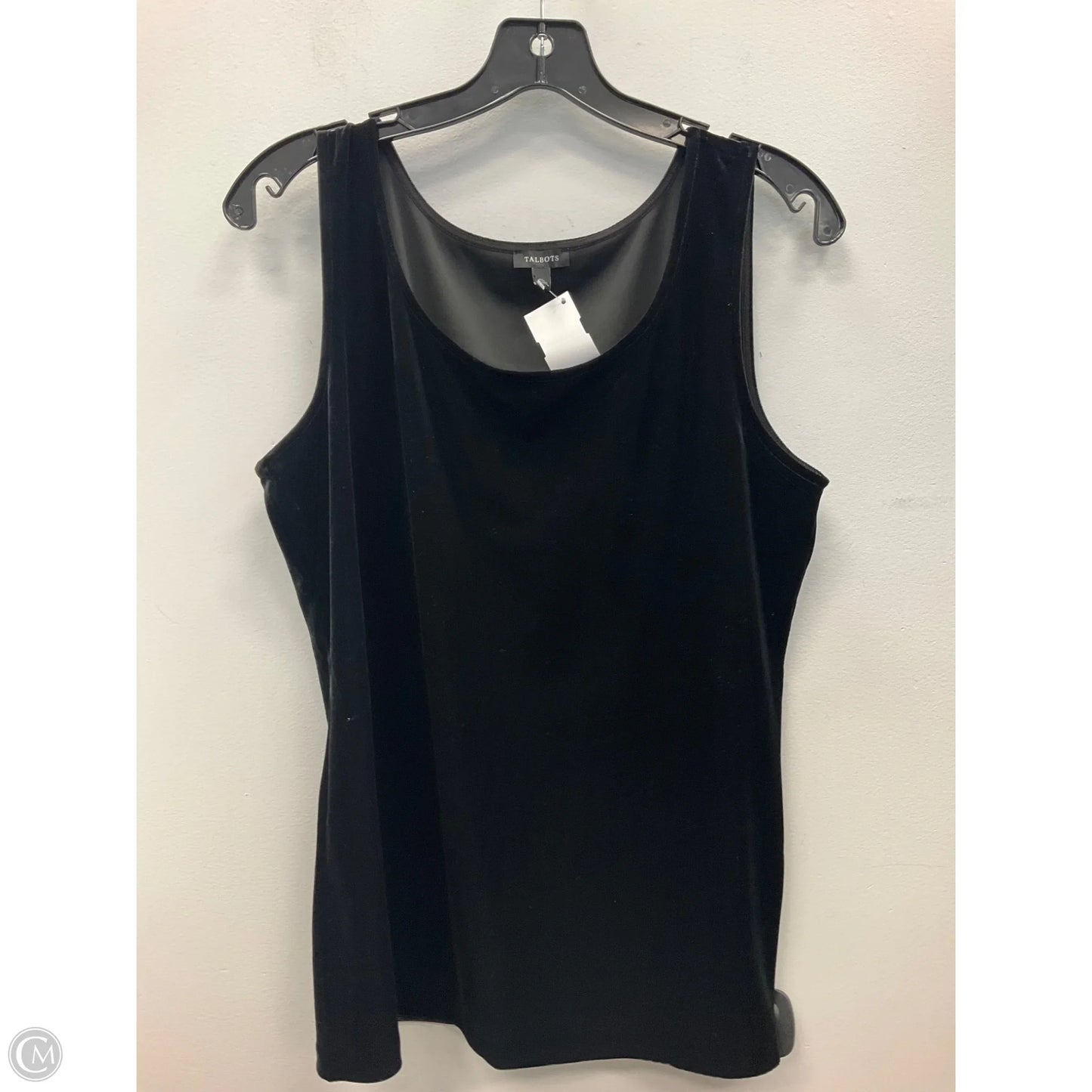Top Sleeveless By Talbots In Black, Size: L