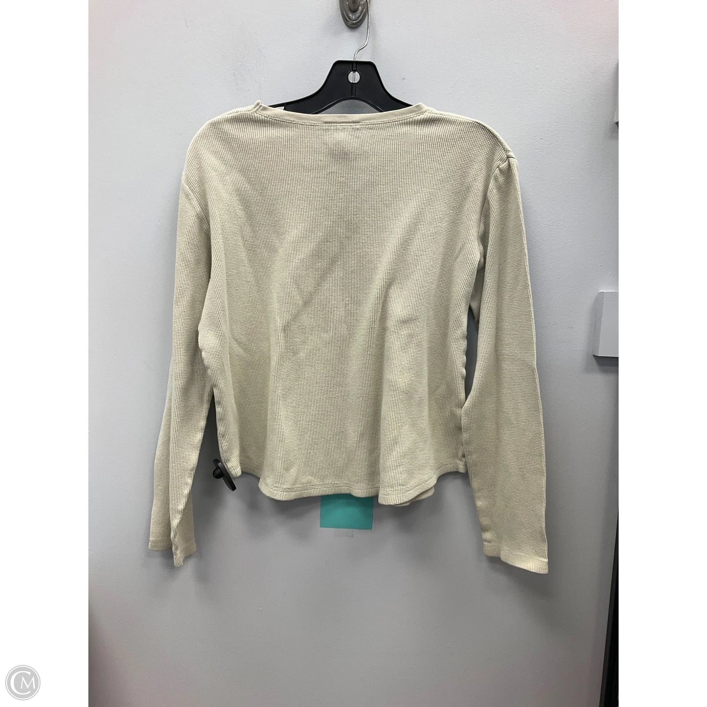 Top Long Sleeve Basic By Ann Taylor In Green, Size: L