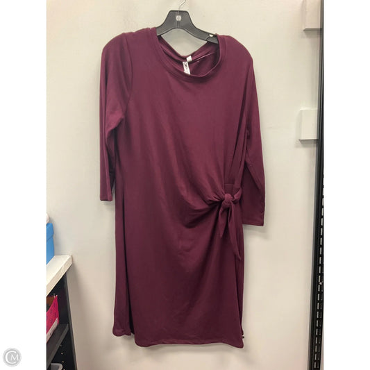 Dress Casual Short By Cable And Gauge In Maroon, Size: Xl