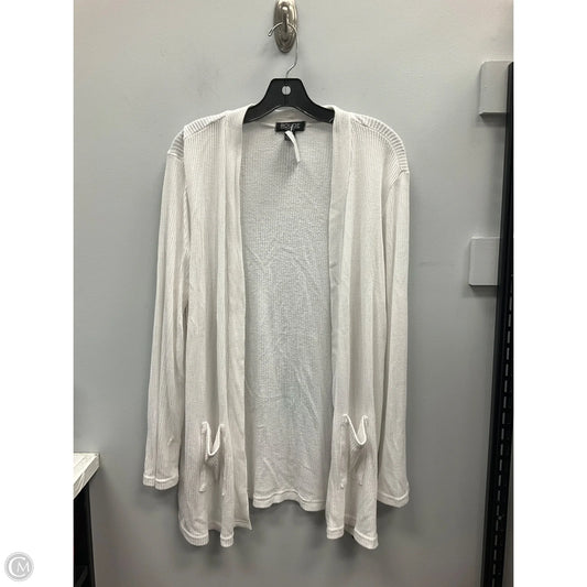 Cardigan By Rouge In White, Size: 1x