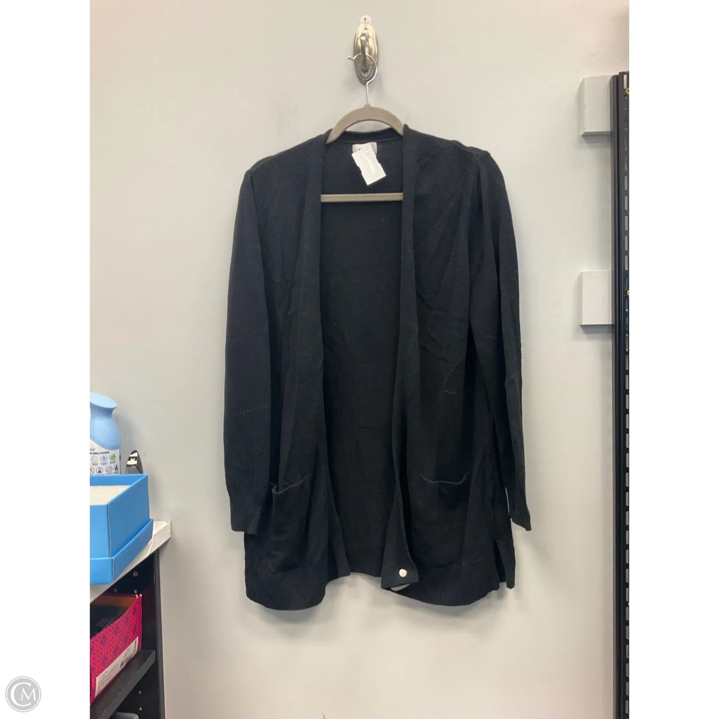 Sweater Cardigan By Old Navy In Black, Size: L
