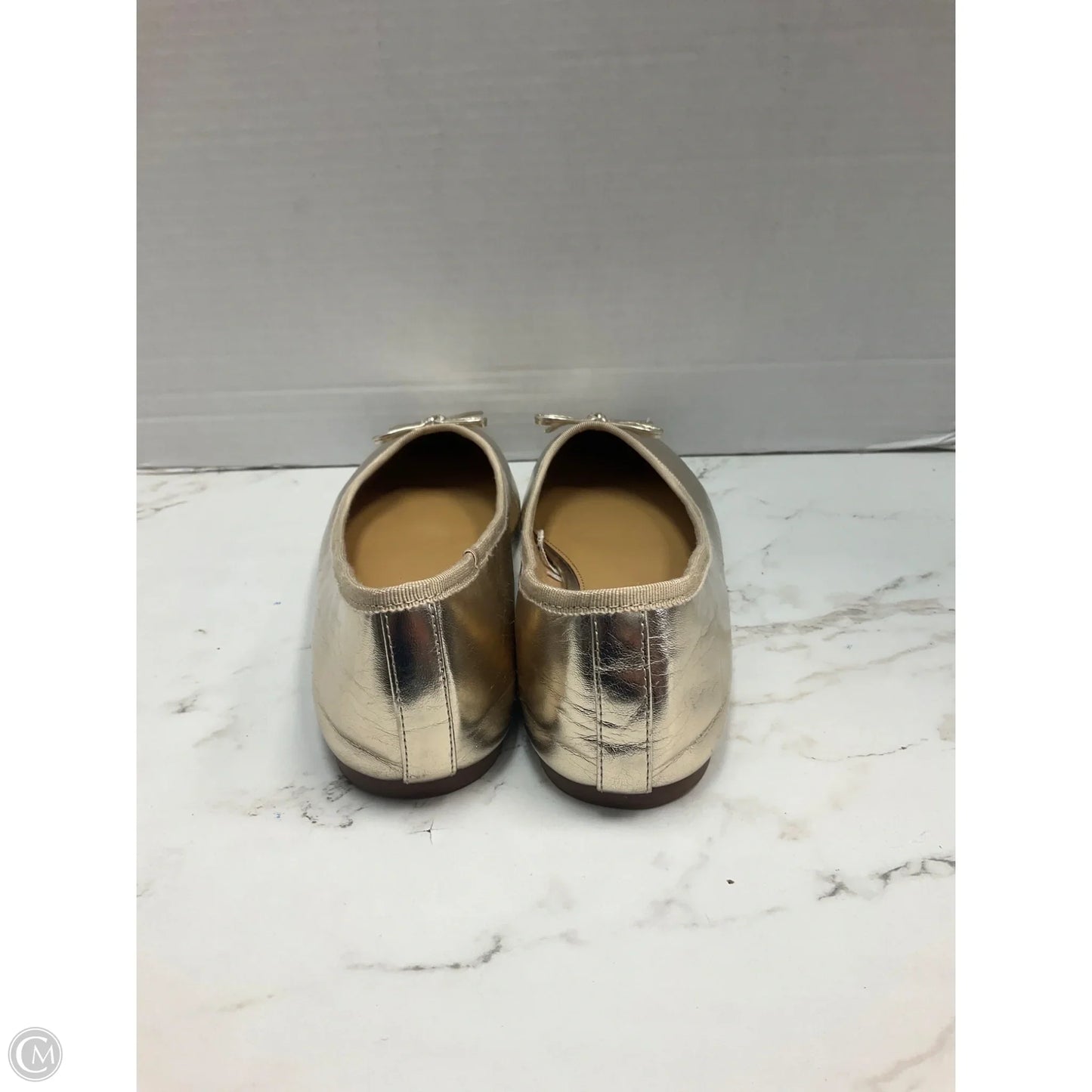 Shoes Flats By J. Crew In Gold, Size: 8.5