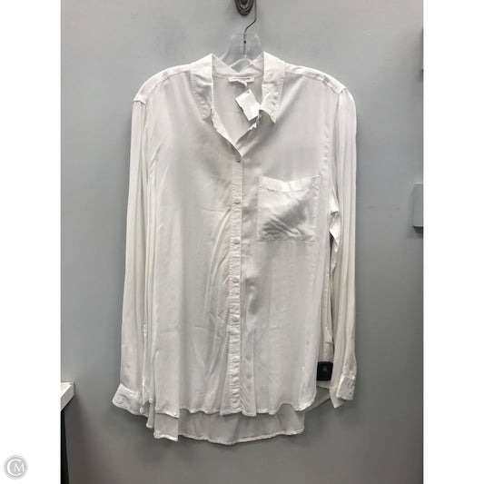 Top Long Sleeve By Beachlunchlounge In White, Size: L