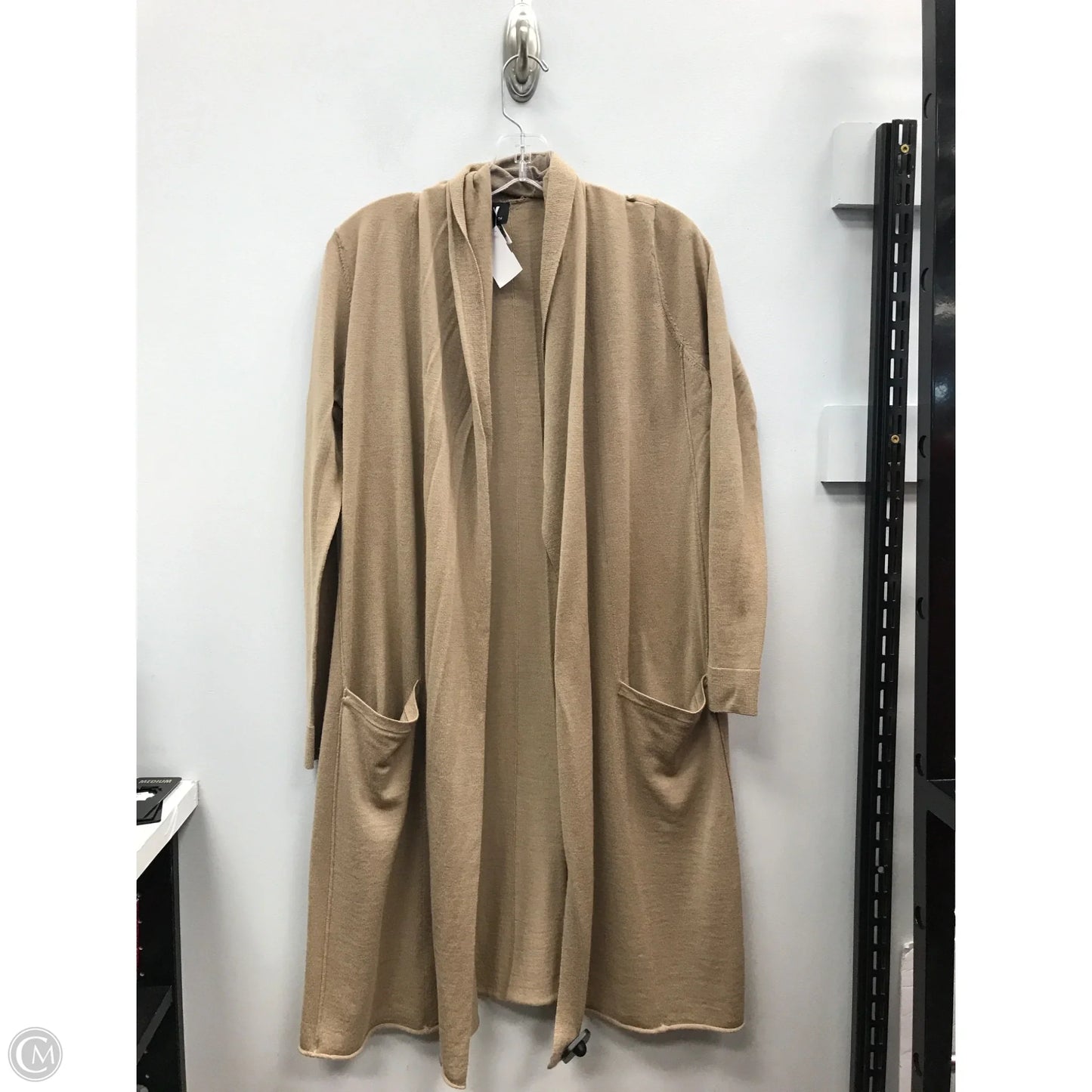 Sweater Cardigan By Worth Ny In Tan, Size: S
