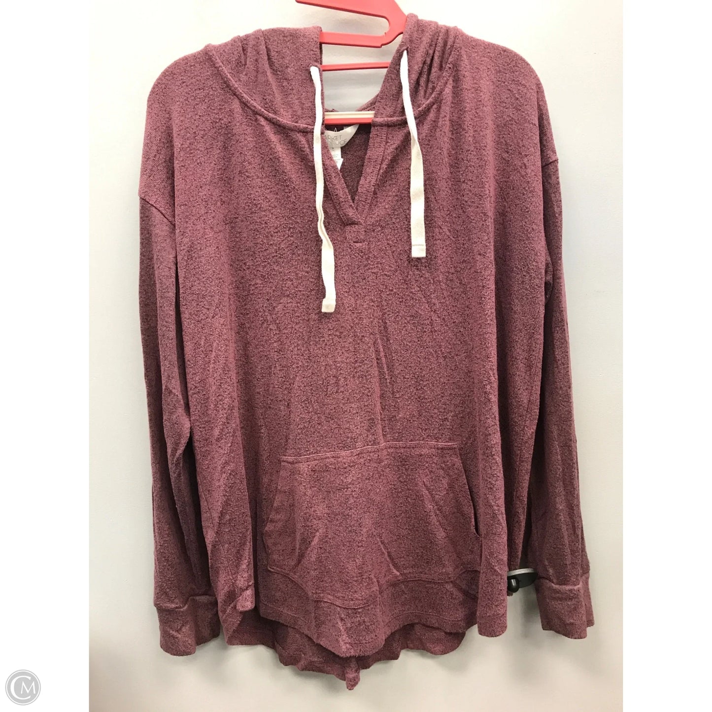 Top Long Sleeve By Market & Spruce In Maroon, Size: M