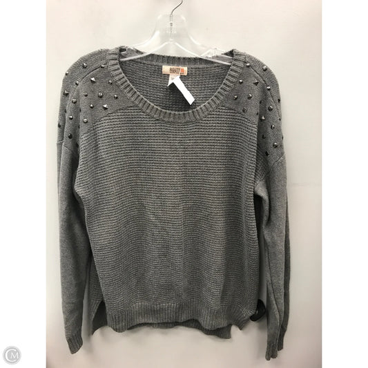 Sweater By Route 66 In Grey, Size: M