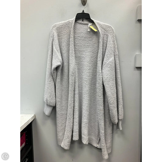 Sweater Cardigan By Clothes Mentor In Grey, Size: 8