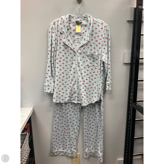 Pajamas Designer By Kate Spade In Blue, Size: L
