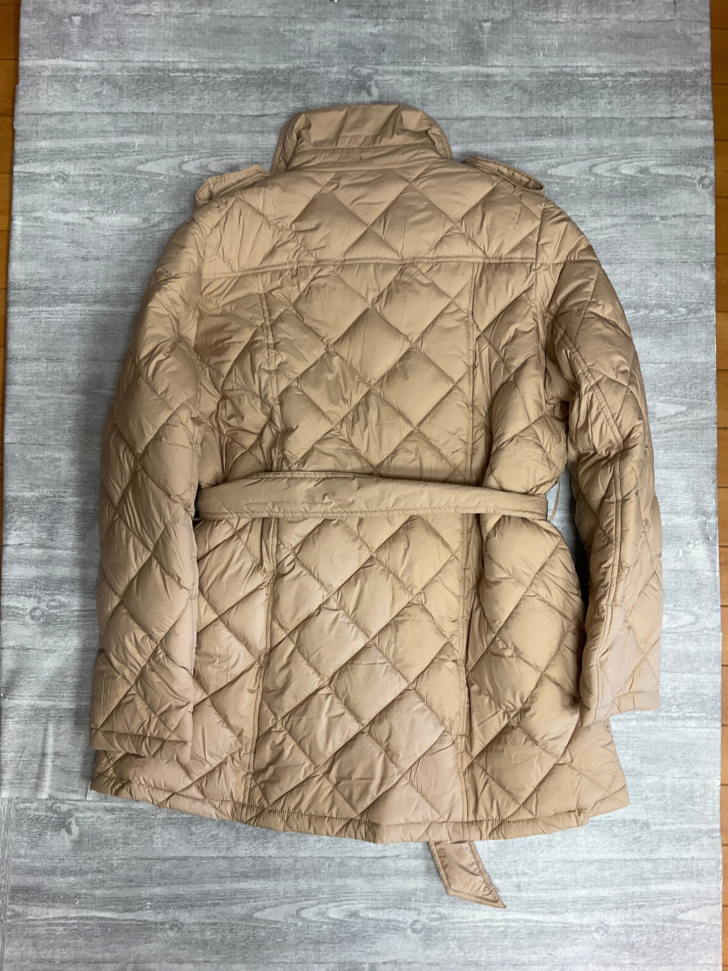 Jacket Puffer & Quilted By Sam Edelman In Beige, Size: Xl