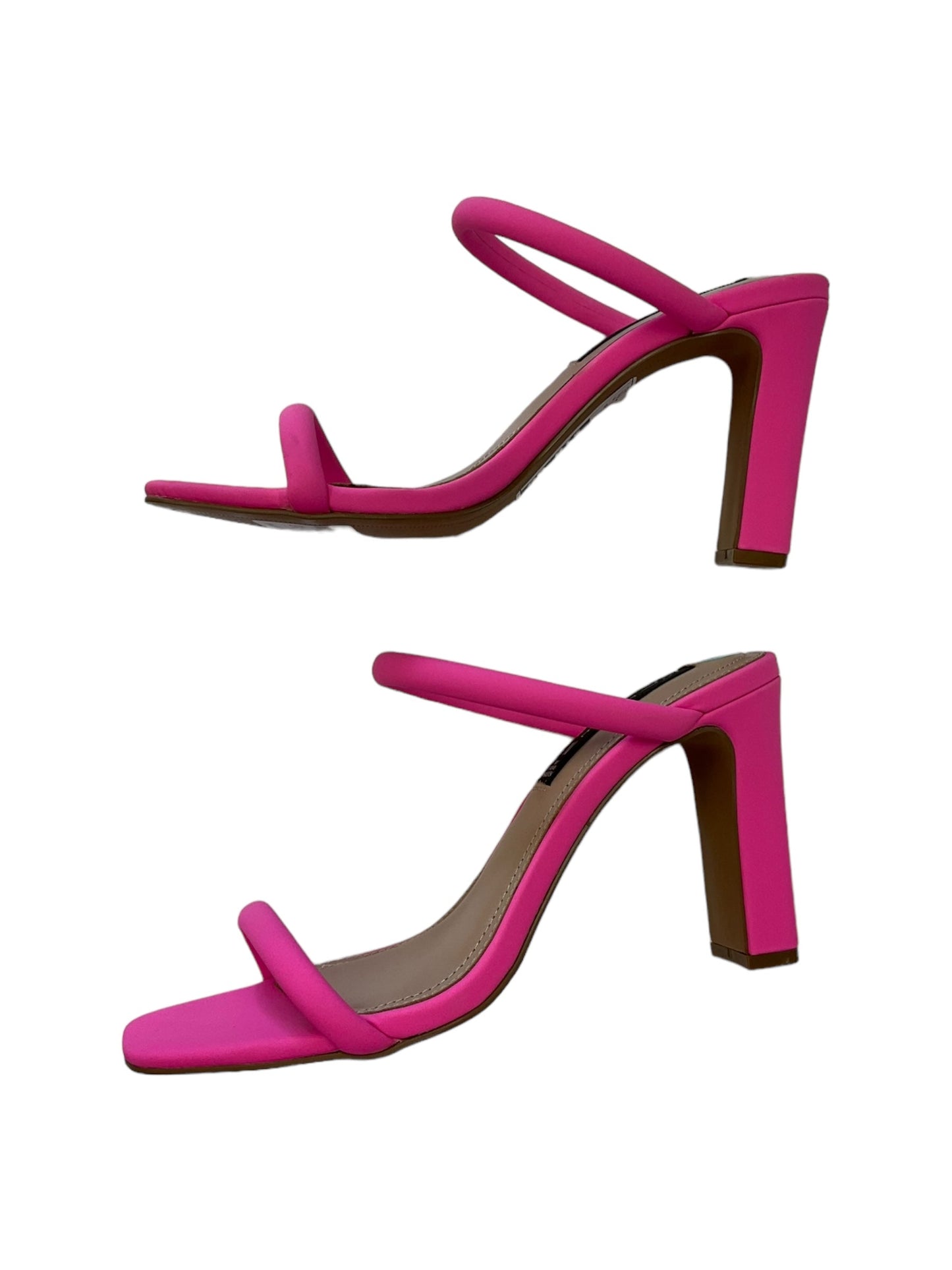 Pink Shoes Heels Stiletto Steve Madden, Size 7.5