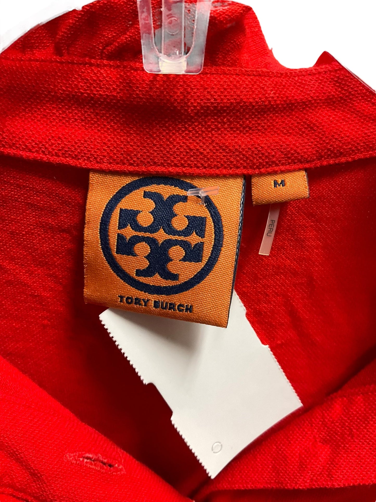 Red Top Short Sleeve Tory Burch, Size M