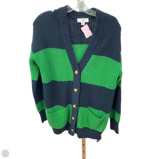 Sweater Cardigan By Clothes Mentor In Blue & Green, Size: Xxs