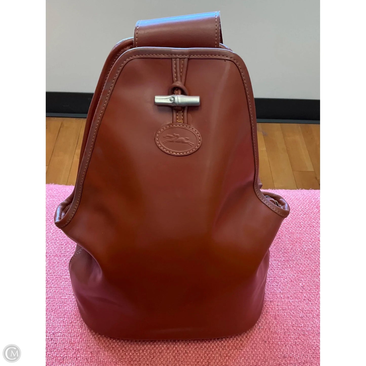 Backpack Designer By Longchamp, Size: Medium