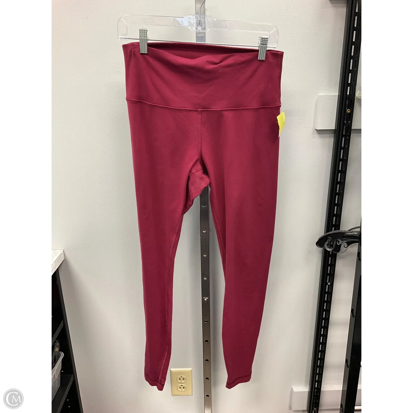 Athletic Leggings By Lululemon In Red, Size: 10
