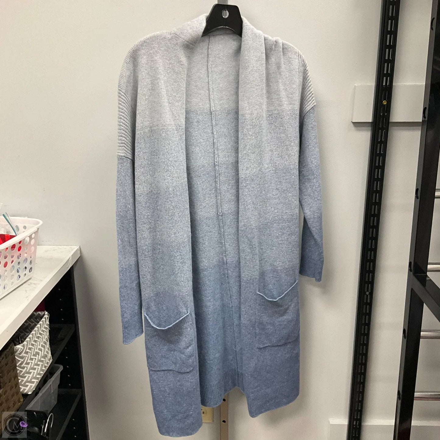 Sweater Cardigan By Athleta In Blue, Size: M