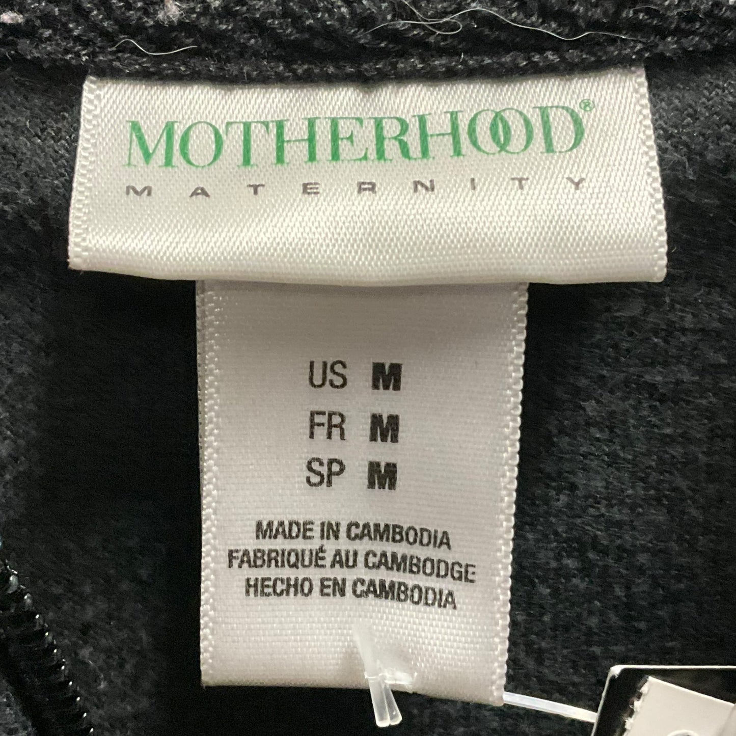 Sweatshirt Hoodie By Motherhood In Black, Size: M