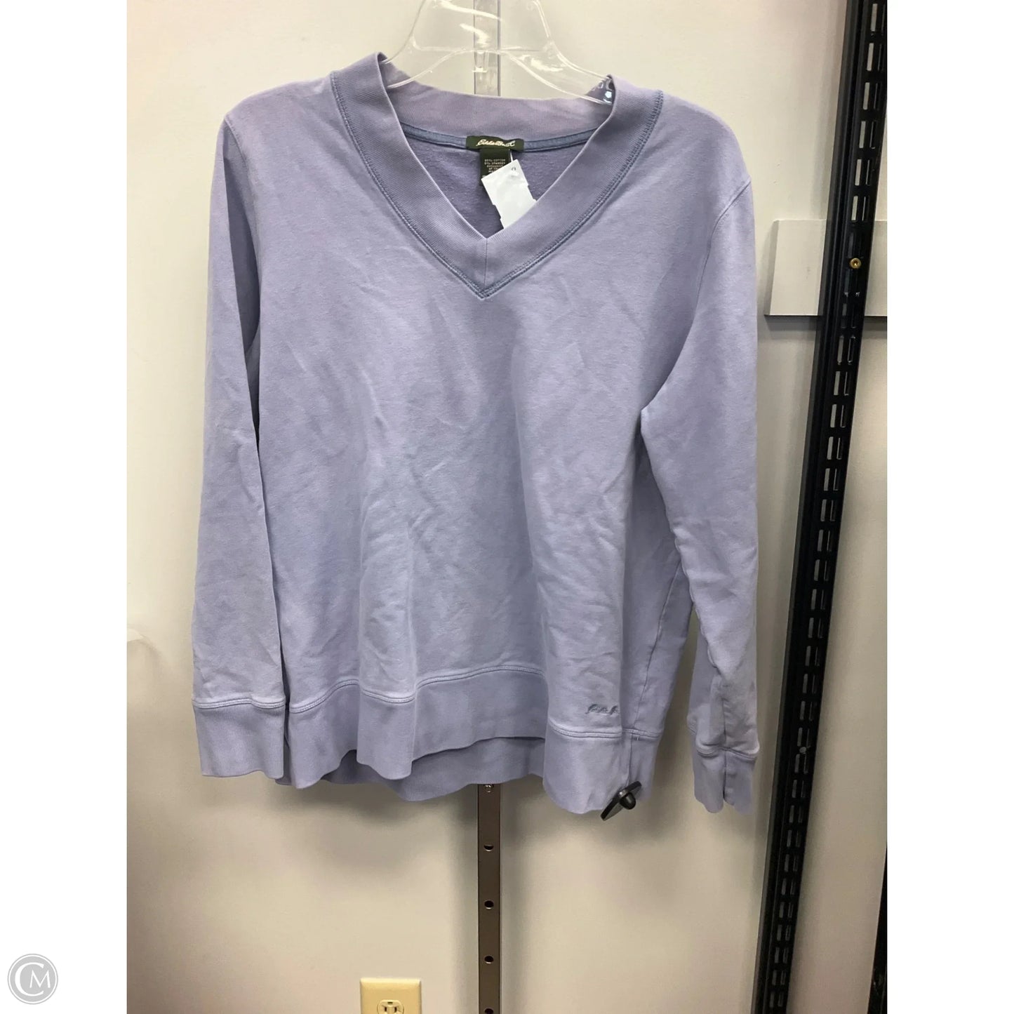 Top Long Sleeve By Eddie Bauer In Purple, Size: Xl
