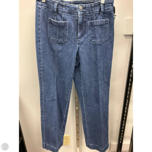 Jeans Wide Leg By Talbots In Blue, Size: 6p