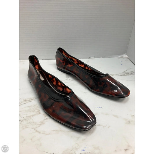 Shoes Flats By Zara In Animal Print, Size: 6.5